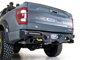 Ford Raptor Bumper - Rear - Addictive Desert Designs - HoneyBadger - Hammer Black - `21-`22